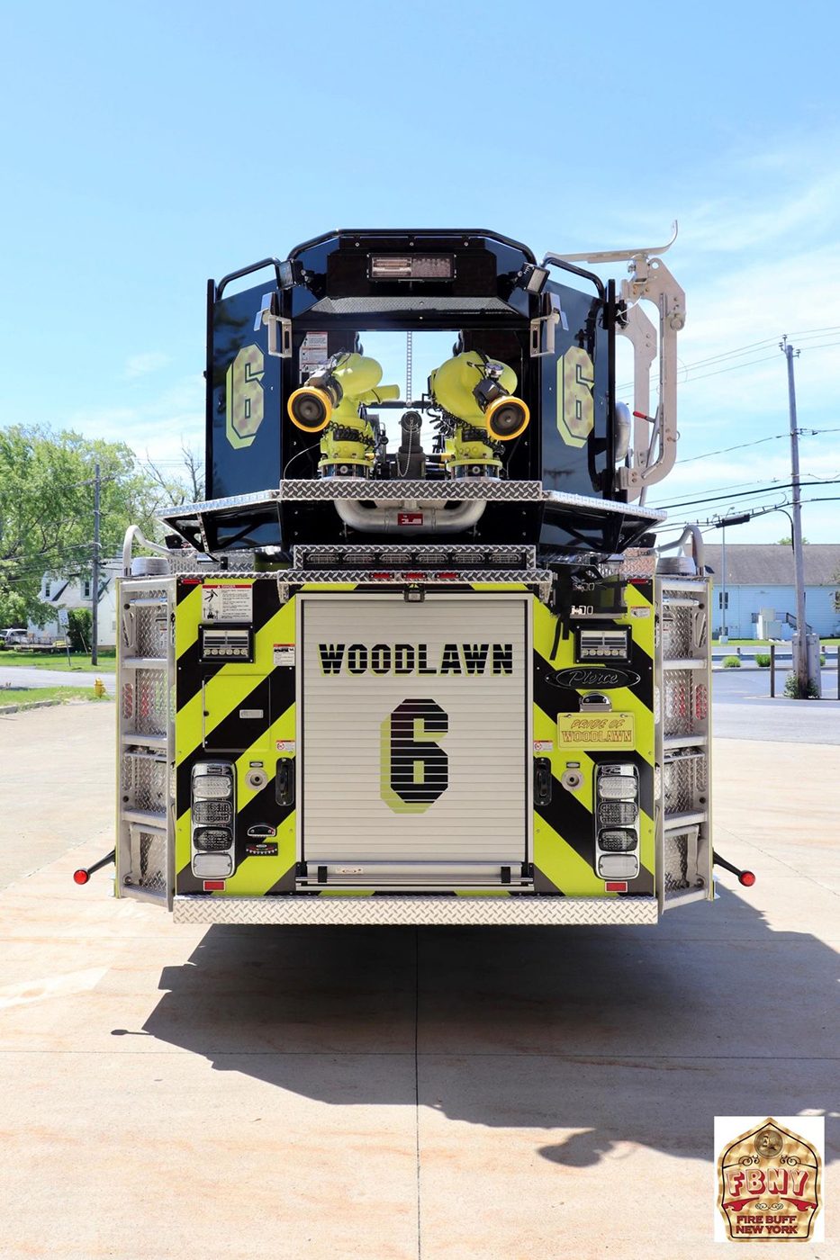back of woodlawn truck